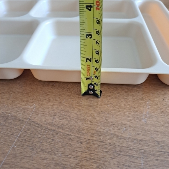 Set of 4 vintage school lunch tray cambro 10146DCW Huntington beach Made… - Picture 16 of 16